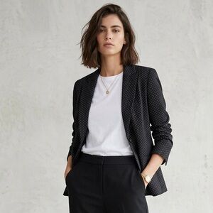 Amanda & Chelsea Black Polka Dot Blazer